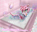 Bubble Bath: Amy Rose by SweetAmyRoseWaifu