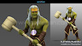 3D Norkman Creature Character Animation