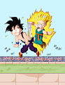 Re-Done: The Spanking Feature of Budokai Tenkaichi 4 by EmperorCharm