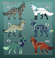 Wolf Adopts Set 16 [3/6 OPEN] by ElementalIsis