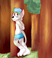Puppy on forest (Commission)