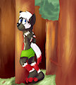Puppy on forest 2 (Commission)