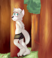 Puppy on forest 3 (Commission)