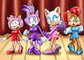 Tap Dancing Sonic Girls by ViralJP