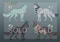 Wolf Adopts Set 8 [All Sold] by ElementalIsis