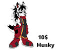 Husky Adoptable by Shineomnimon