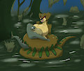 Gotcha, Gator Girl!-Commission By AngryPotato96