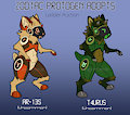 SOLD -Z0D1AC Protogen Adopts: Aries and Taurus