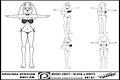 ANIMATION BRANDY HARRINGTON MODEL SHEET - BLACK AND WHITE by Peterson
