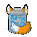 Furry Trash sticker design