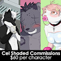Cel Shaded Commissions (June 2017)