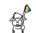 Floppy Supports Gay Pride GIF