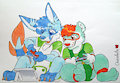 CFz Art - Toto and BlueRoo Play Switch!