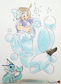 CFz Art - Vappy Bubble Panic by ChocolateKitsune