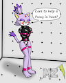 Blaze the Cat in a Straitjacket