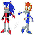 Battle Bodysuit Sonic and Sally