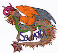 Stained Glass Style Fullbody Badge: Ssumora