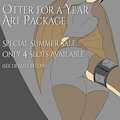 Otter For a Year Art Package