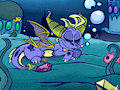 (Spyro the Dragon) Aquaria Towers Nap by KrazyKari