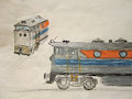 Trains Sketches from what I Dreamed in the 1990s
