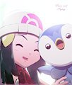 Dawn and Piplup by jrFurballs