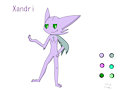 first official drawing/ Xandri reference by Caligon