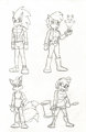 Sonic Redesign Sketches by LoneWolf23k