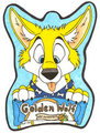 GoldenWolf Badge by bdever