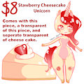 Closed: Strawberry Cheesecake Unicorn Adoptable