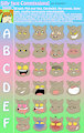 Silly Face commissions sheet