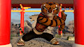 Kung Fu Tigress by RubberAnimations