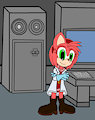 Amy Rose at  A lab