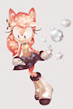 Monondy the Hedgehog .Art Trade. by BubblegumBomb