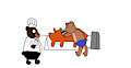 pig roast dinner by Teddybear21plus