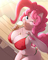 pinkie at the beach