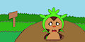 Chespin stuck in quicksand