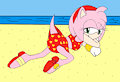Amy having fun at the beach by 2crazy4summer26
