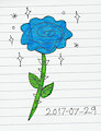 Blue Enchanted Rose
