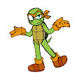 Sonic style tmnt Mike