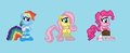 My little pony friendship is magic sonic style sprites by Claw