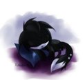 Sleeping Black Cat by Ashentar