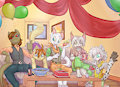 Birthday Party with Friends by ManicMoon