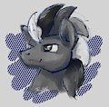 Sketchy Headshot Pony
