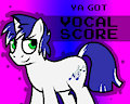 commission - vocal score