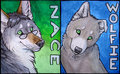 Nace/Wolfie Badges by Myenia