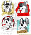 Rebal wolf Sticker Pack