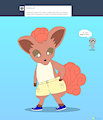 Vulpix in summer outfit? by SinanJuke
