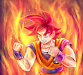 God Goku by Sn0wy18