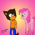 Chester Meets Pinkie Pie... Wait What?? by xXSonicYashaXx