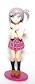 Anime Schoolgirl Figurine: ID and Translation Wanted